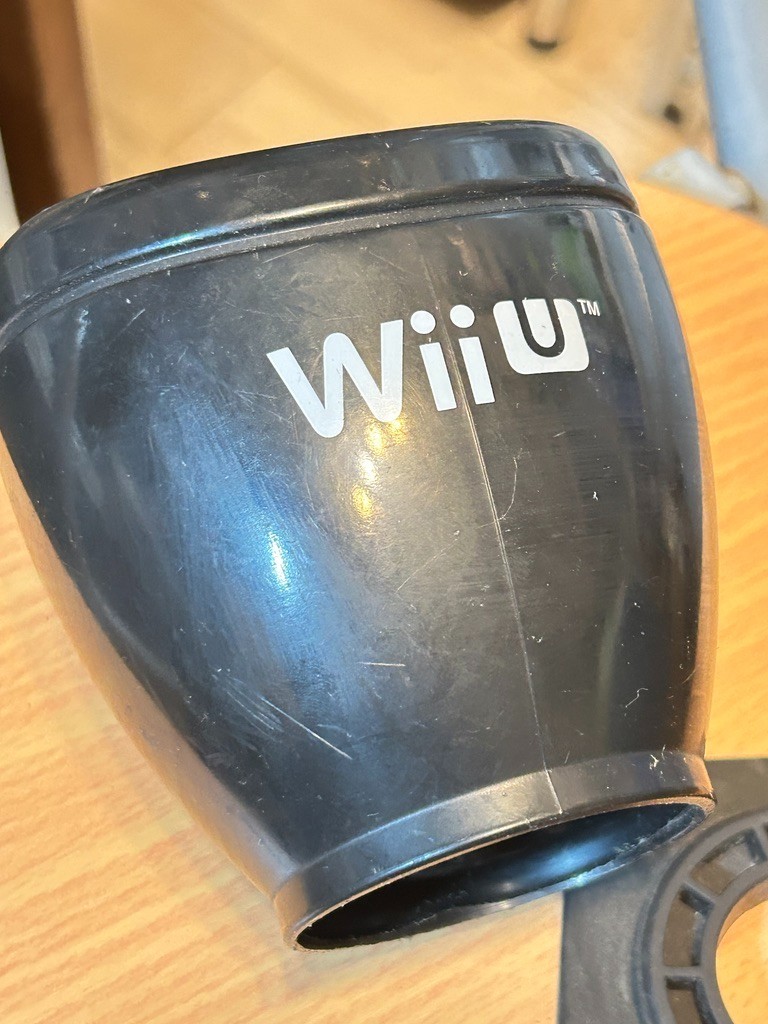Nintendo Wii U Official USB Microphone WUP-021 + Sound Isolation Cover TESTED