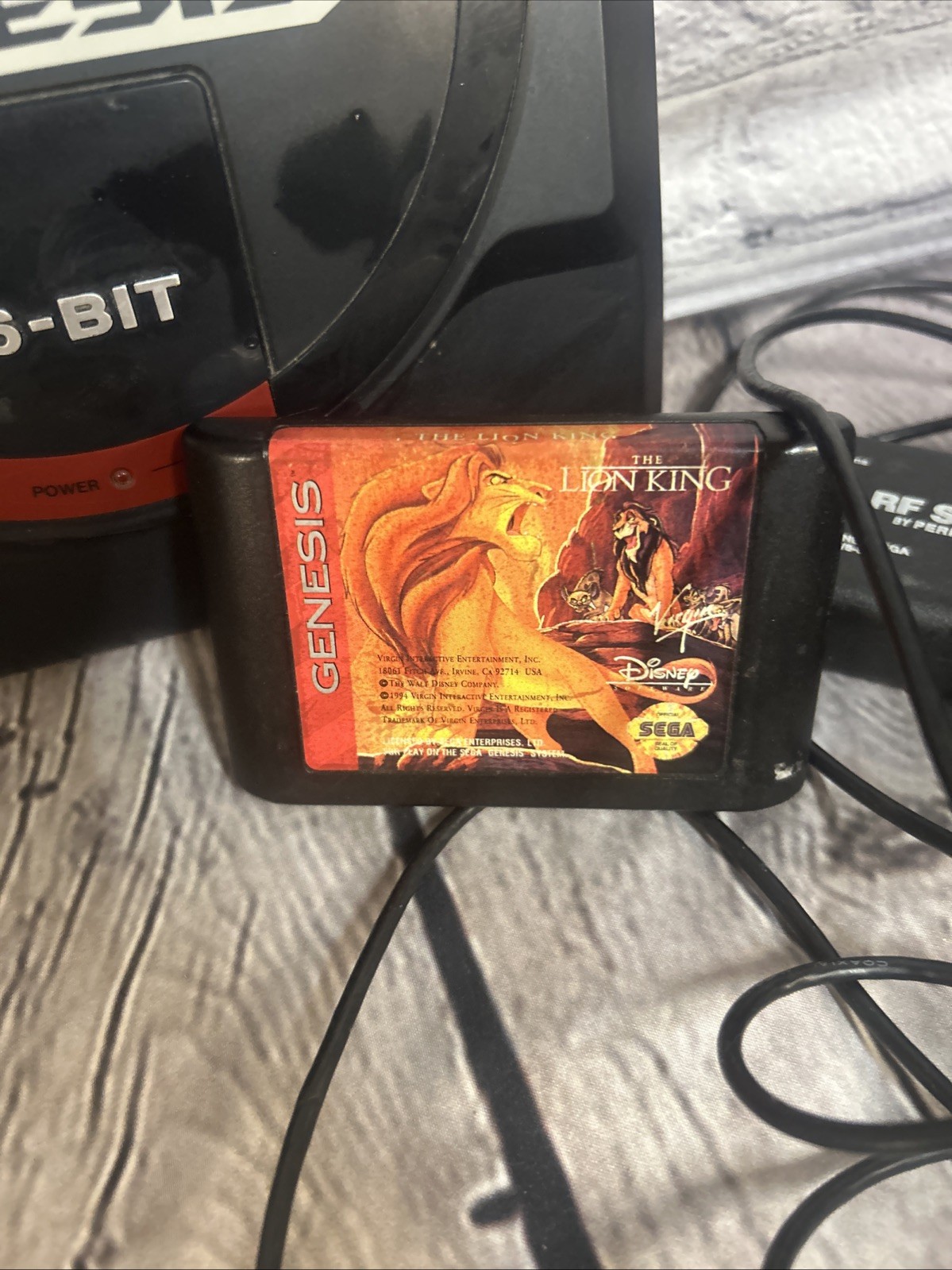 Sega Genesis Console 16-Bit – (1601) Vintage Video Game/ Tested Bundle w/ Game