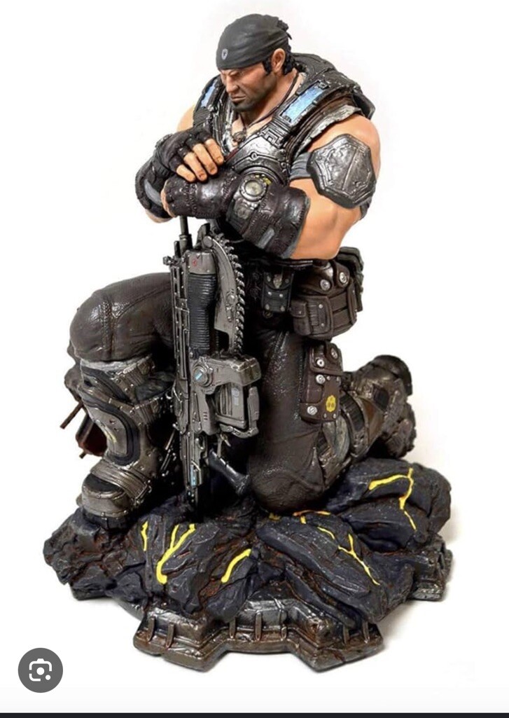 Game XBOX 360 GEARS OF WAR 3 COLLECTOR’s EDITION Marcus Fenix statue NEW