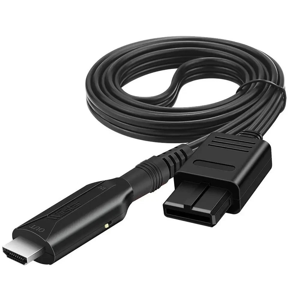 N64 to HDMI Converter Adapter Link Cable Nintendo N64/SNES/NGC/SFC/Gamecube Pro