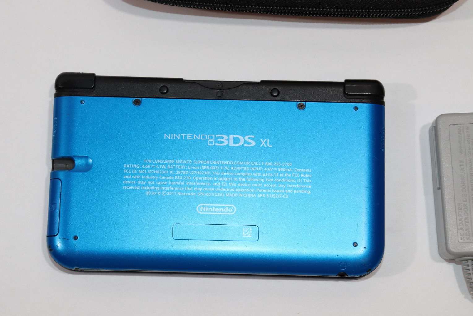 Nintendo 3DS XL Blue Black Handheld Console System SPR-001 Tested