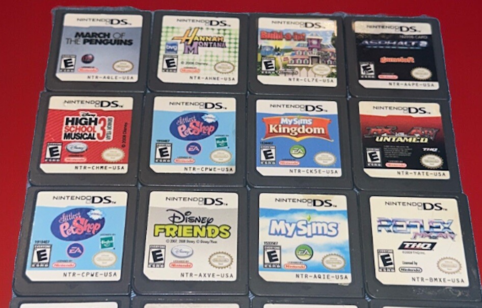 LOT OF 20 NINTENDO 3DS DS Games Boys Girls LPS Sims Disney Friends Racing H