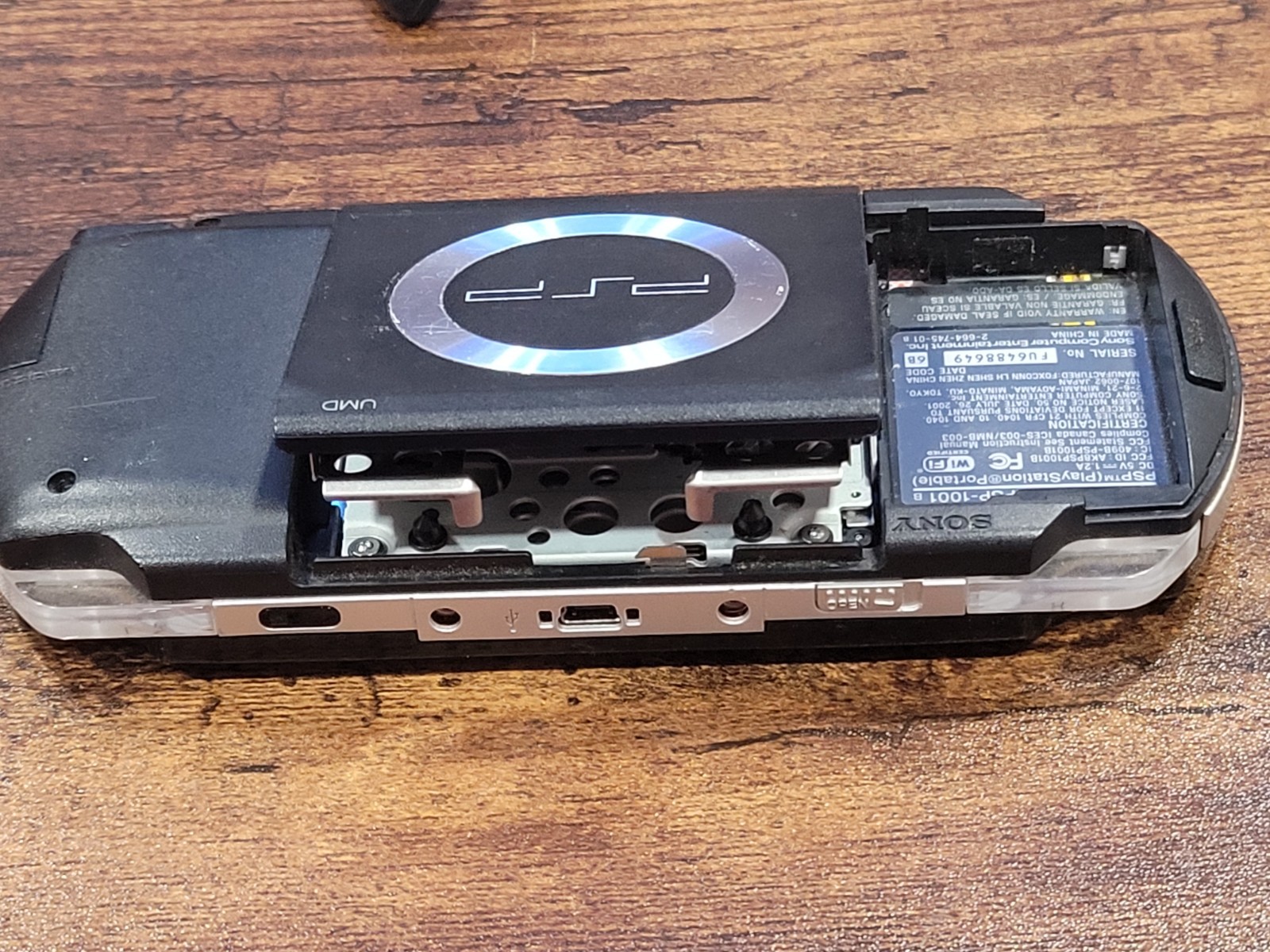 2 Sony PSP 1001 Handheld Consoles For Parts Or Repair AS IS No Battery