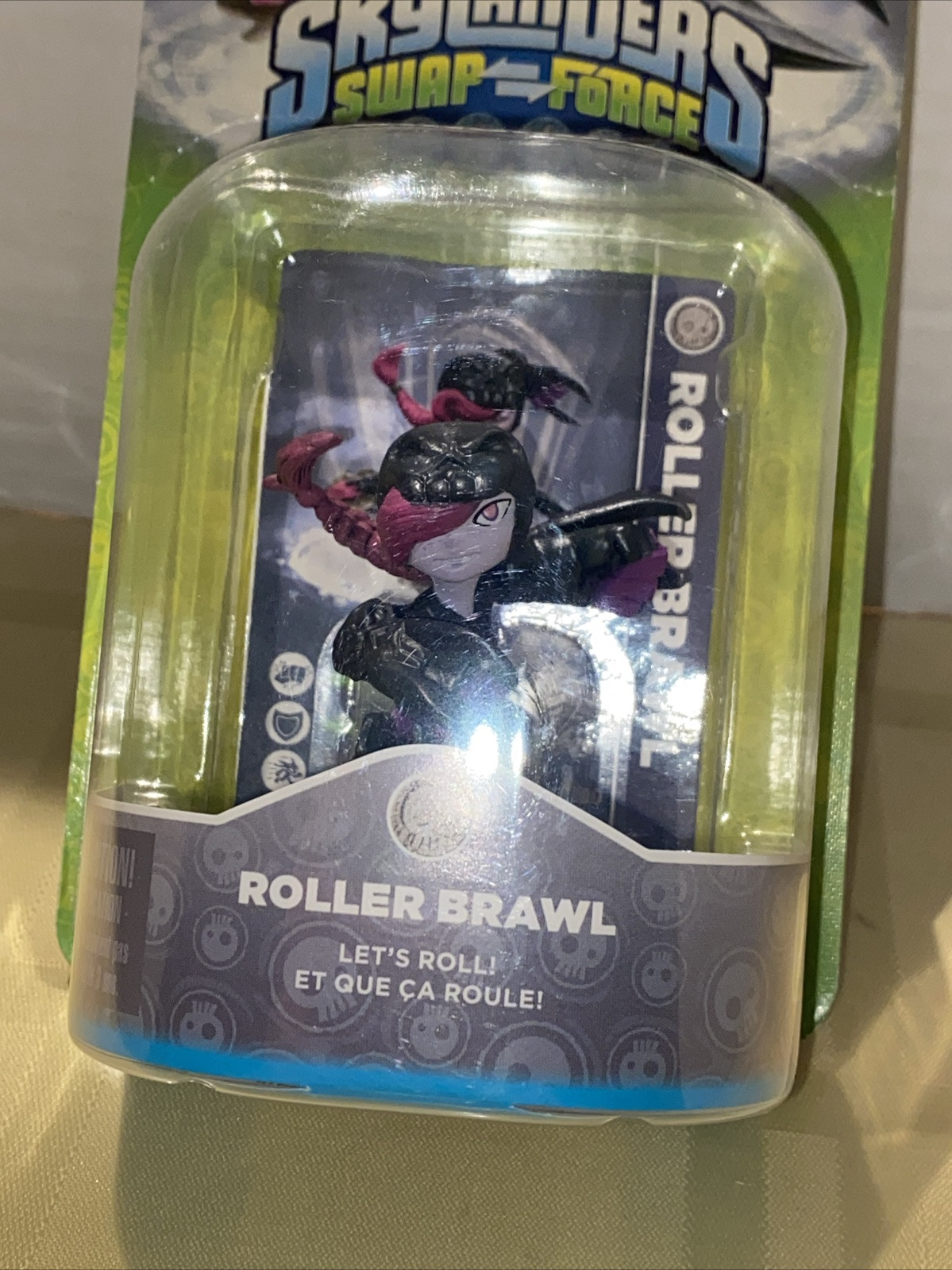 New In Package Skylanders Swap Force Roller Brawl Figure And Card