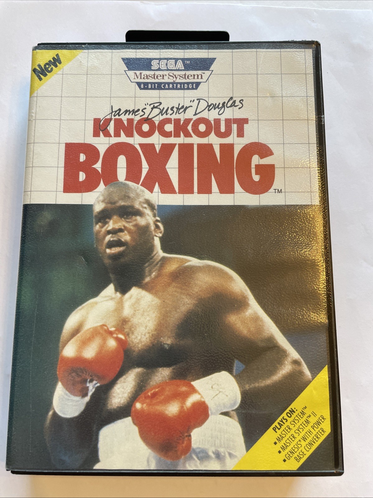 James “Buster” Douglas Knockout Boxing (Sega Master, 1990) Game In Box – Tested