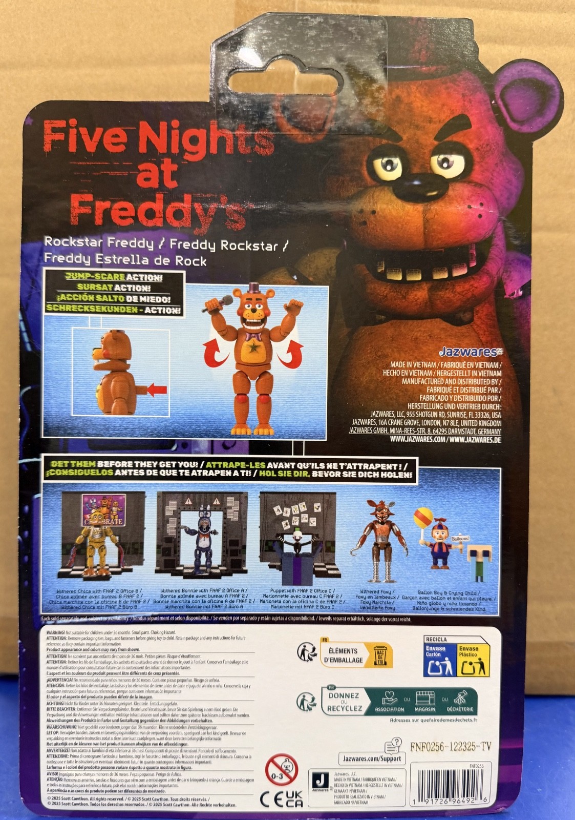 Five Nights At Freddy’s Walmart Exclusive Rockstar Freddy & Chica Action Figures