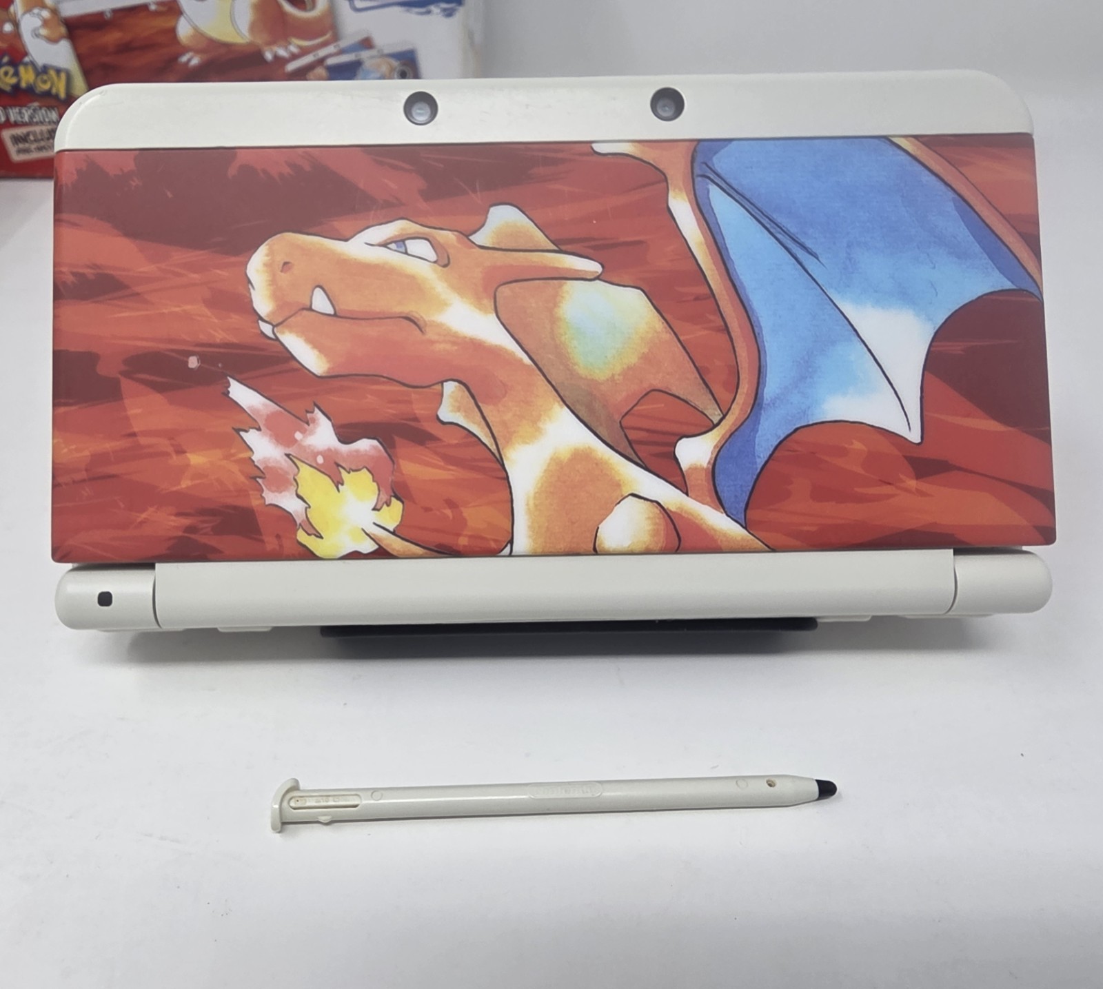 💥 New Nintendo 3DS Pokemon 20th Anniversary Edition System Box Plates Red Blue