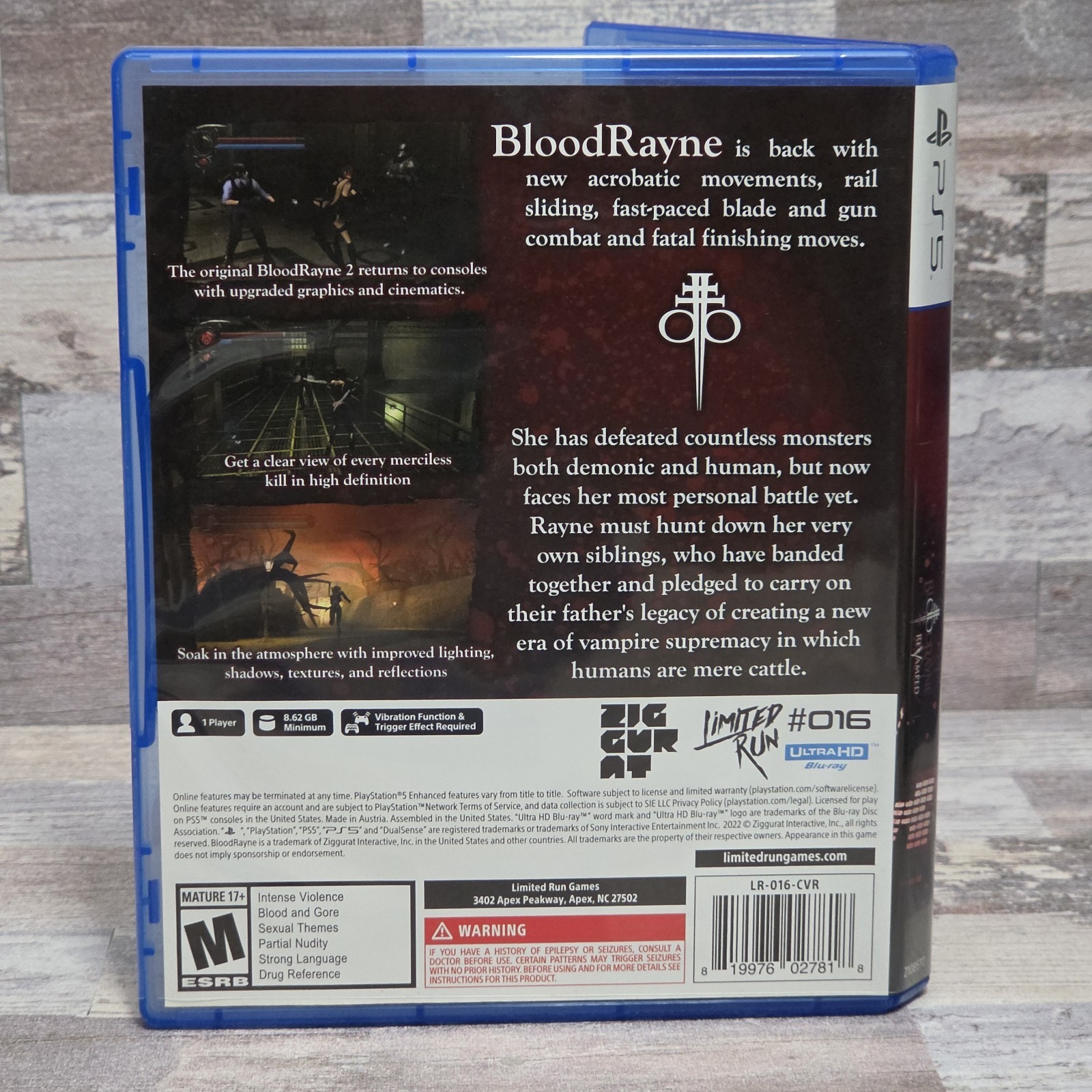 Bloodrayne 2 Revamped (Limited Run Games) (PlayStation 5) Complete CIB Tested