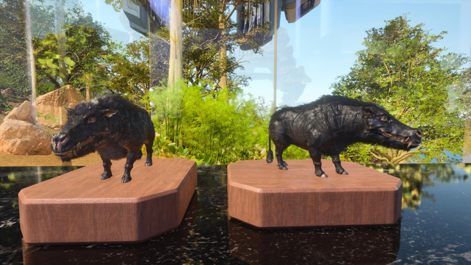 ARK ASCENDED PVE OFFICIAL PAIR BABY DAEODON BLACK ID79 TOP FOOD 40K PC/XBOX/PS5