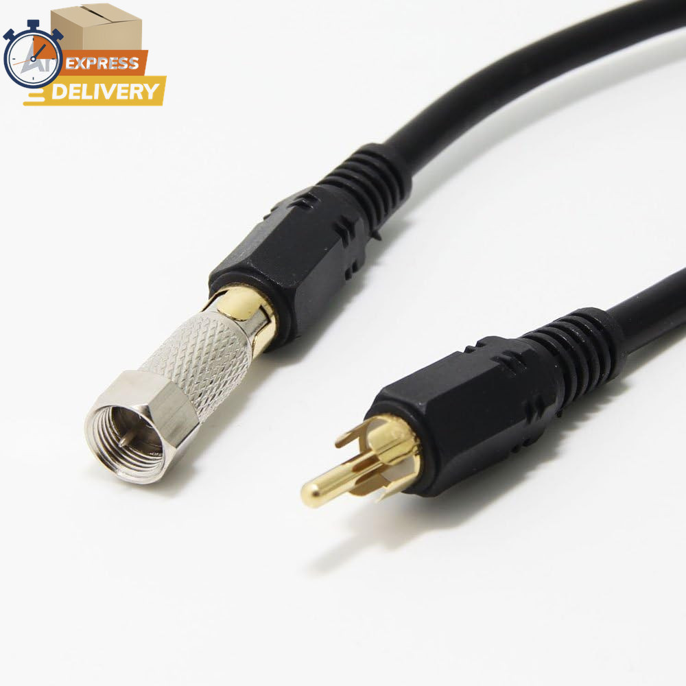 RCA Video Cable with RF TV Connector for Atari 2600 Jr 7800 Colecovision 👌