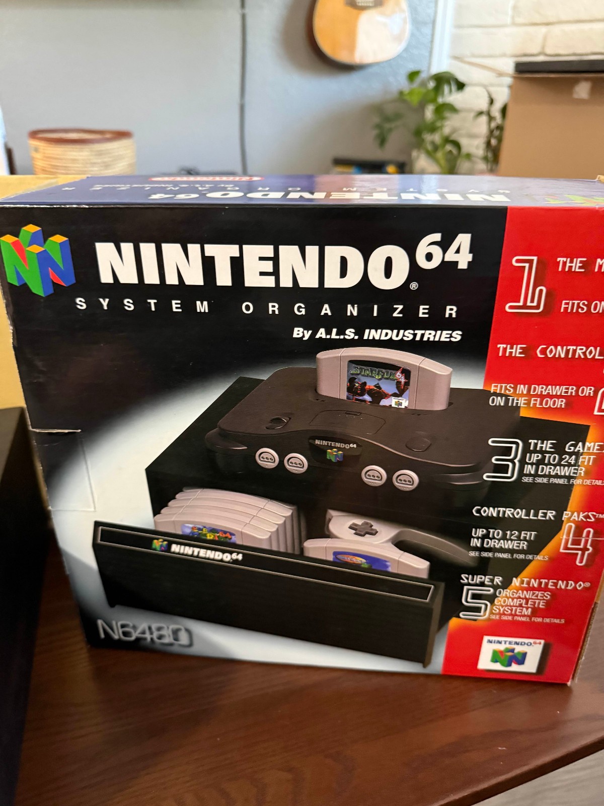 Official Nintendo 64 System Organizer – AUTHENTIC, CIB, SEE PICS