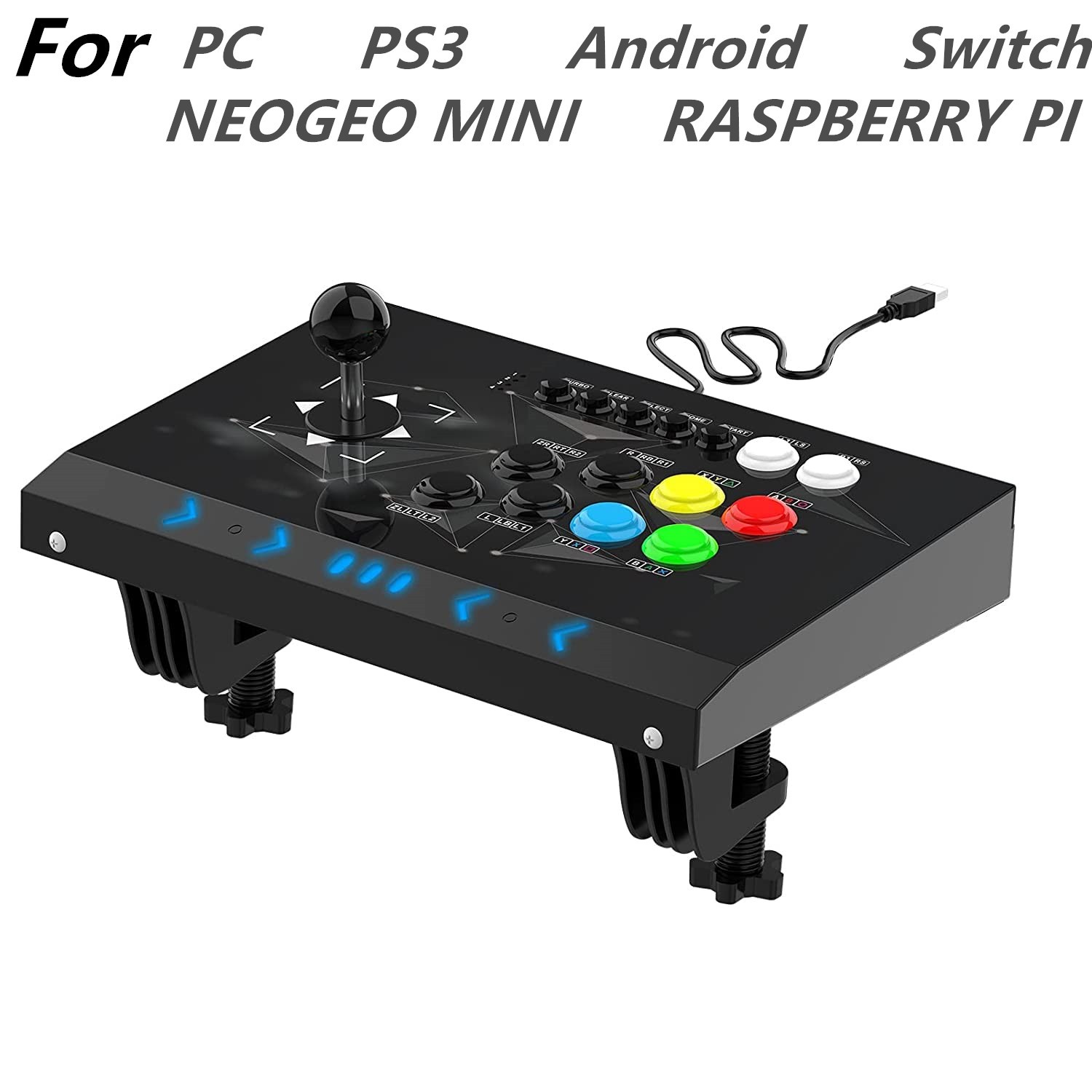 Arcade Stick Joystick Games Controler for Switch NEOGEO Mini Android PC P3