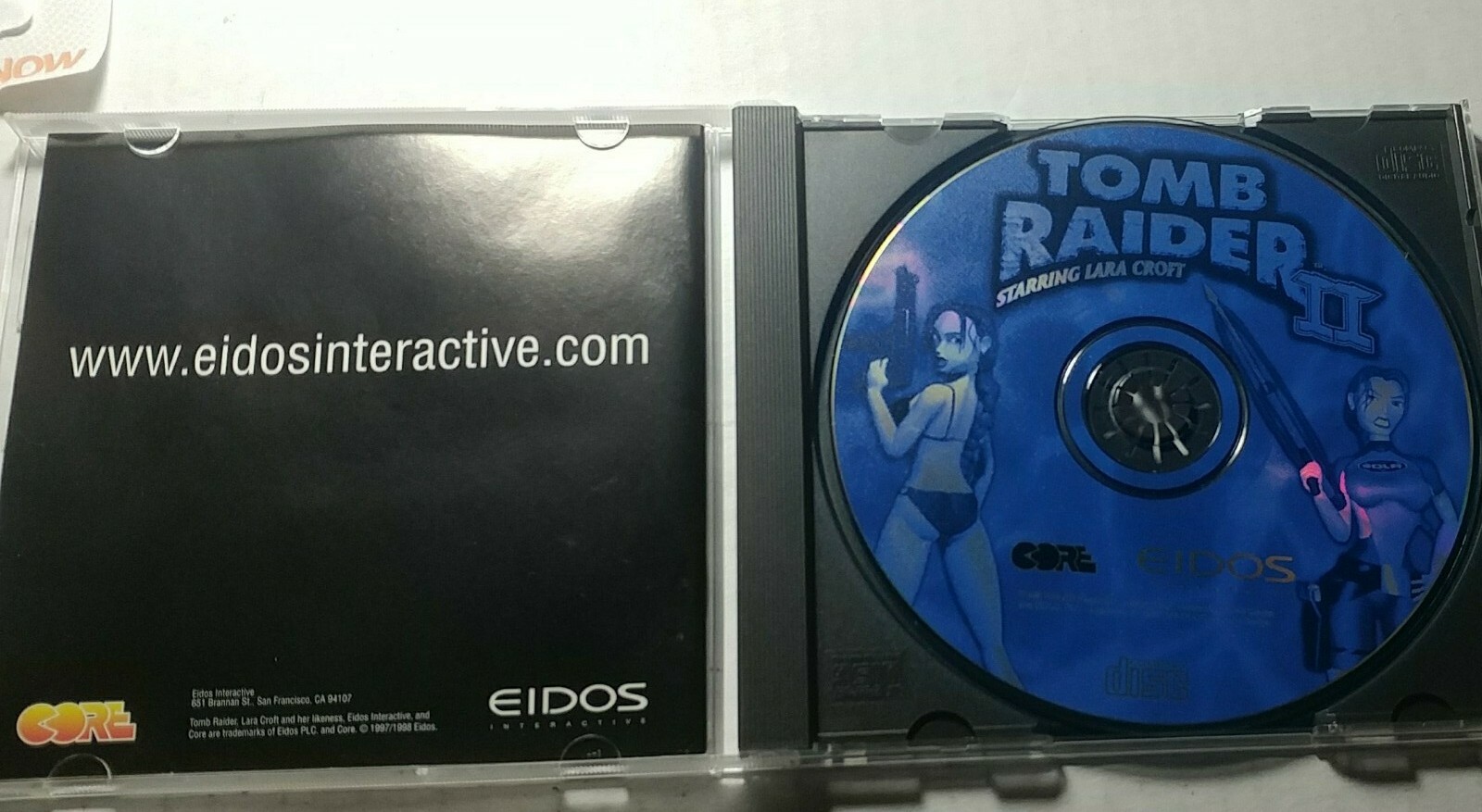 Tomb Raider II Staring Lara Croft-PC CD Rom Game-Eidos-1998-complete