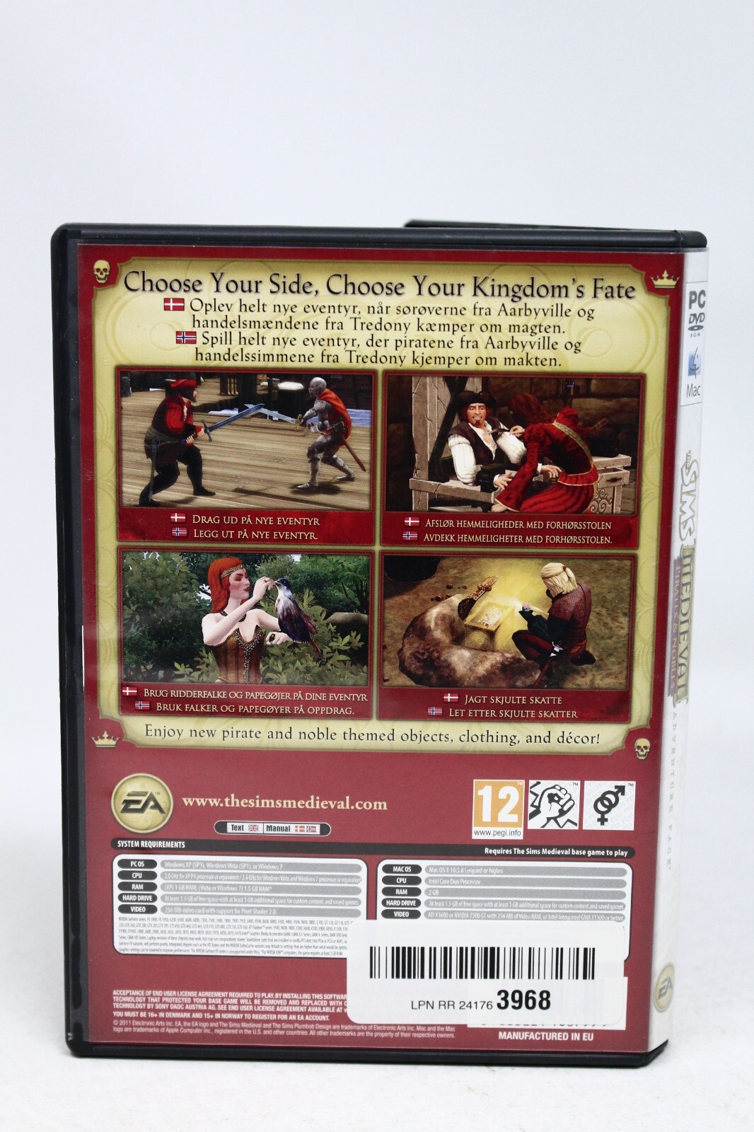 Sims Medieval: Pirates & Nobles (Windows/Mac, 2011) – PEGI