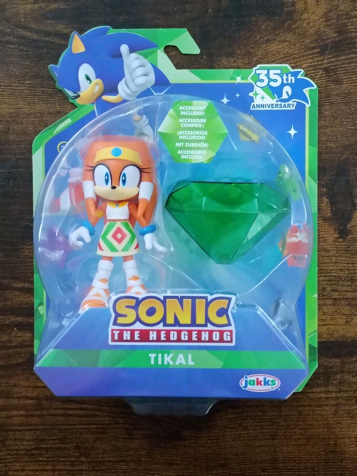 4″ CHAOS + TIKAL Sonic the Hedgehog 35th Anniversary Jakks Pacific SEGA