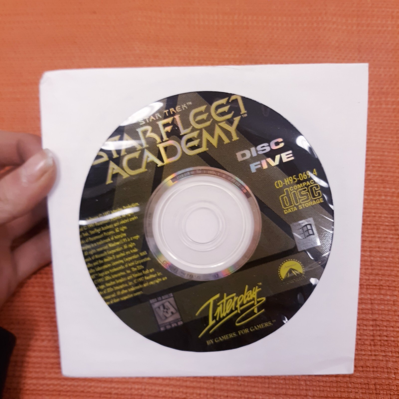 Vintage 1997 Star Trek Starfleet Academy Microsoft Windows 95 Game