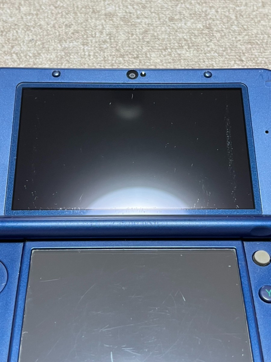 New 3DS LL XL Metalic blue Japan Nintendo Console region Japanese B42