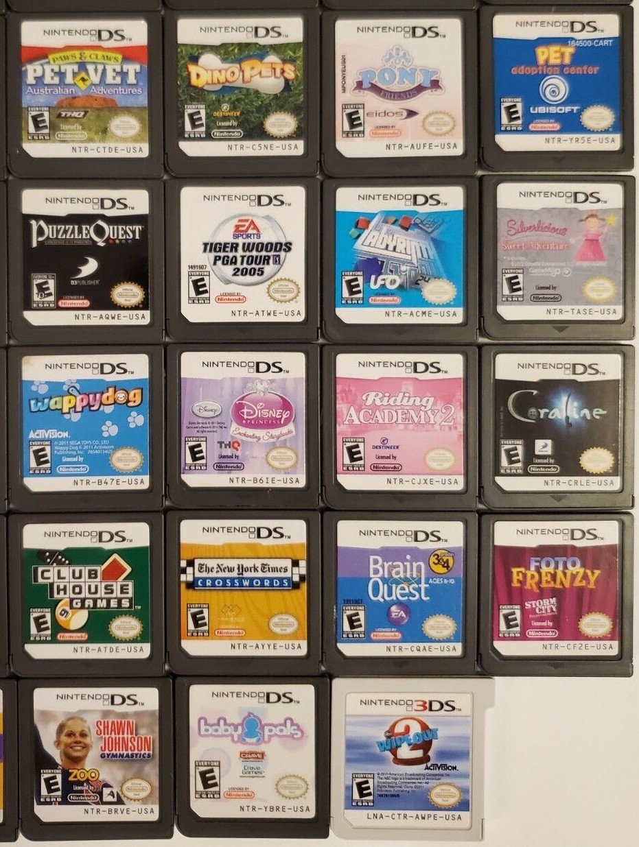Lot of Nintendo DS Games Pick & Choose – Cartridge ONLY – T + W Fast Shipping