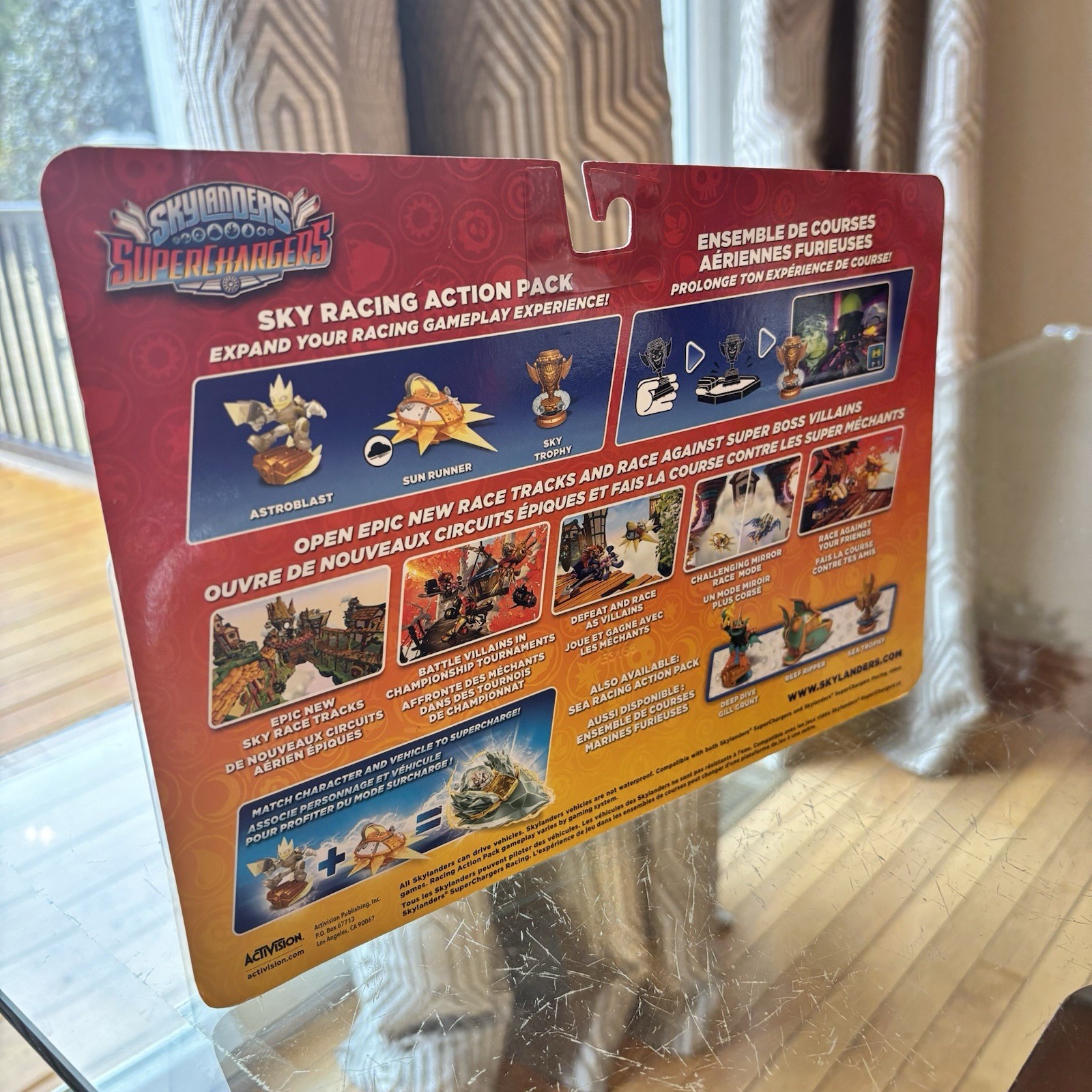SKYLANDERS Superchargers SKY RACING ACTION PACK Astroblast Sky Trophy Sun Runner
