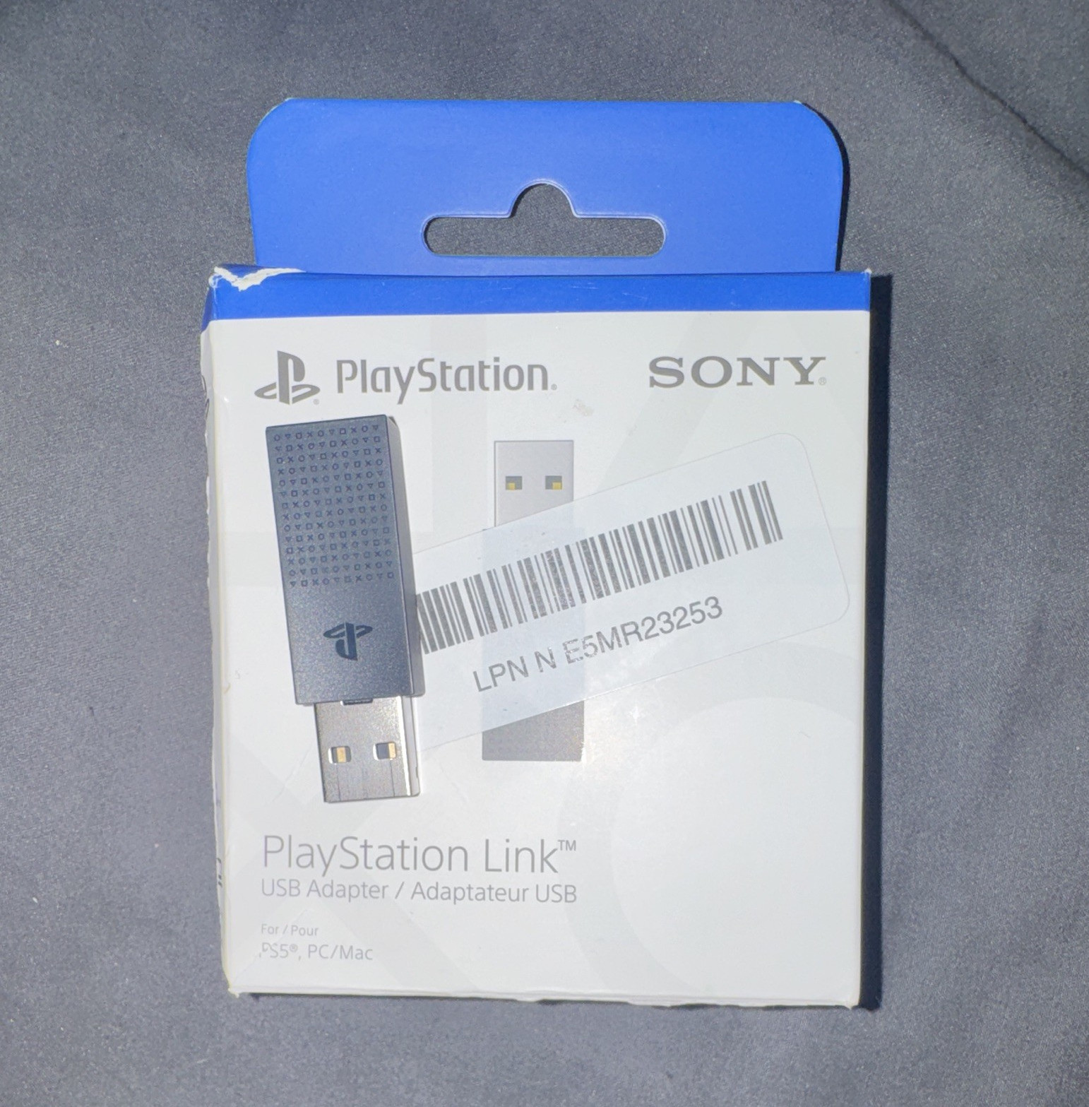 Sony PlayStation Link Wireless USB Adapter for PS5, PC & Mac – Gray