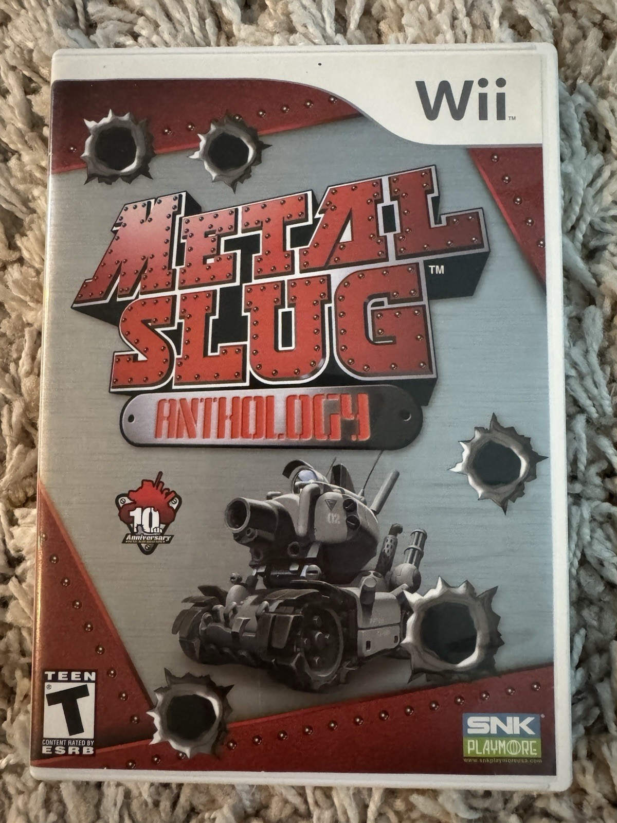 Metal Slug Anthology Nintendo Wii CIB With Manual Tested Great Condition SNK