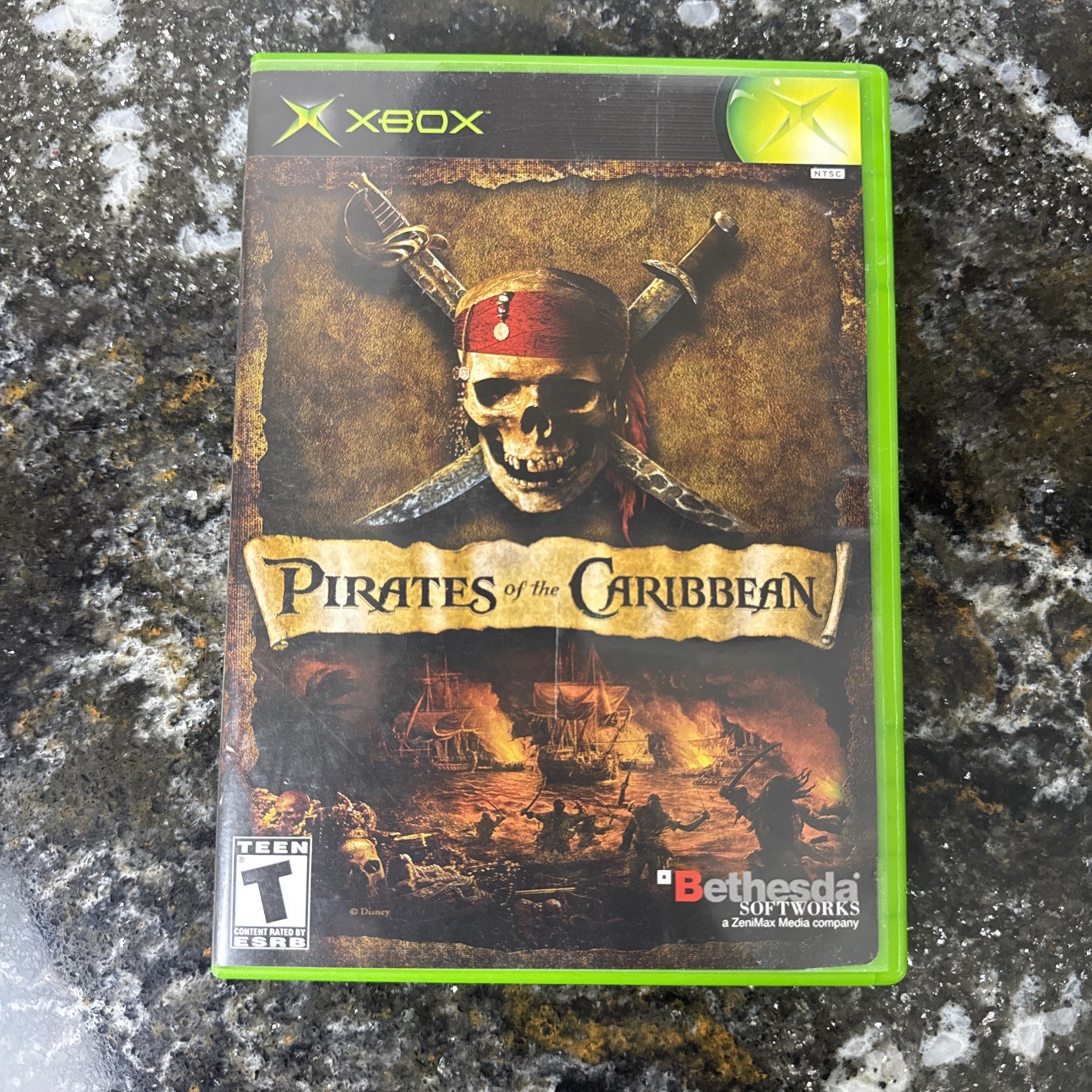 Pirates of the Caribbean (Xbox, 2003) Complete W/Manual/Reg Card Tested CIB