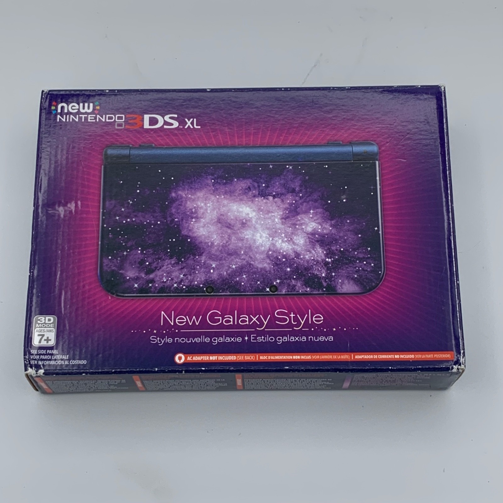 NINTENDO NEW 3DSXL GALAXY RED-001: TESTED / WORKING