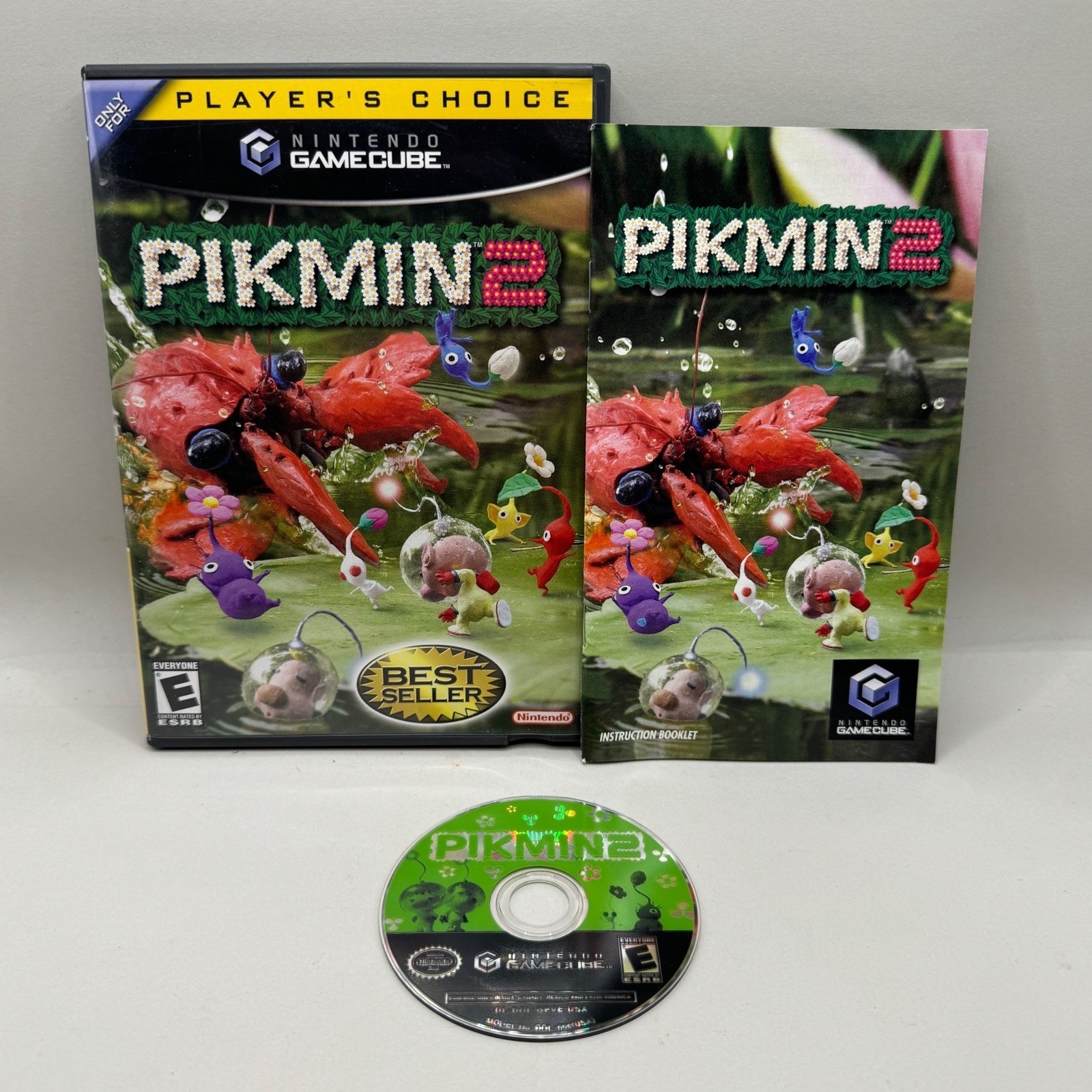 Pikmin 2 Nintendo GameCube Players Choice CIB Complete Tested