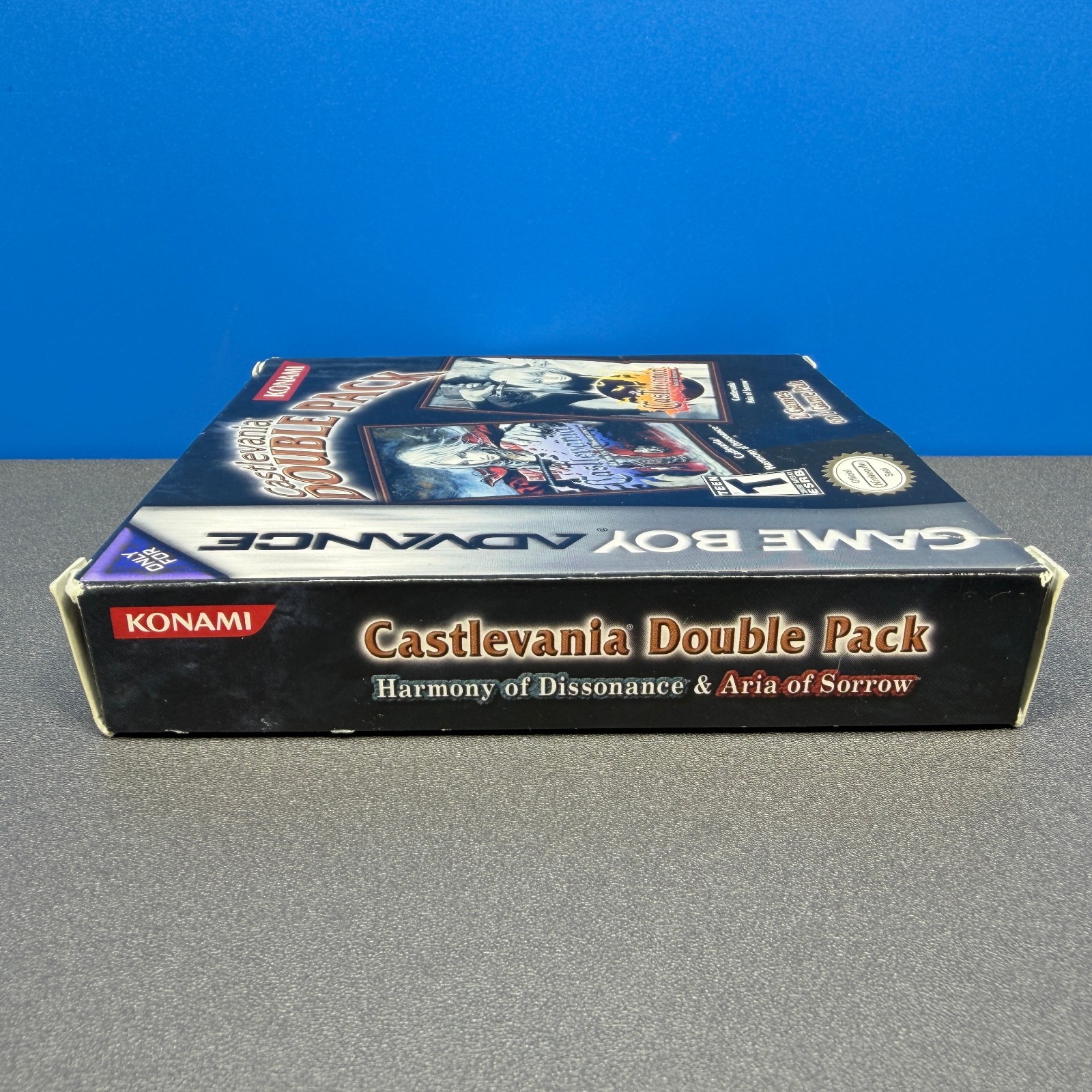NINTENDO GBA GAMEBOY ADVANCE CASTLEVANIA DOUBLE PACK GAME COMPLETE IN BOX CIB
