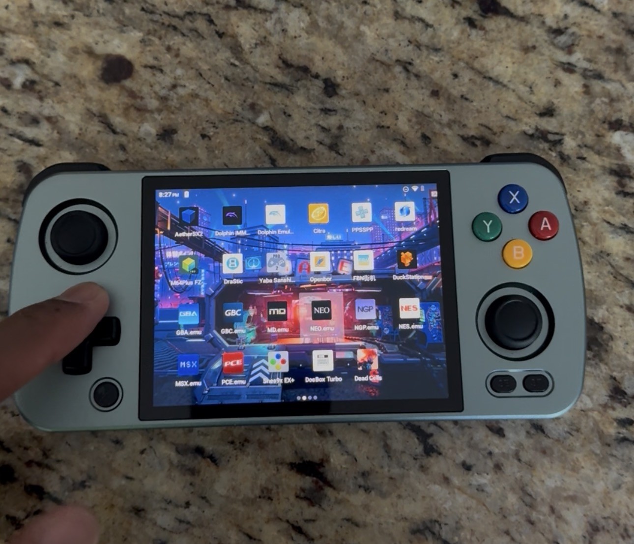 Anbernic RG405M Handheld Game Console Stacked Shoulder Buttons Upgrade