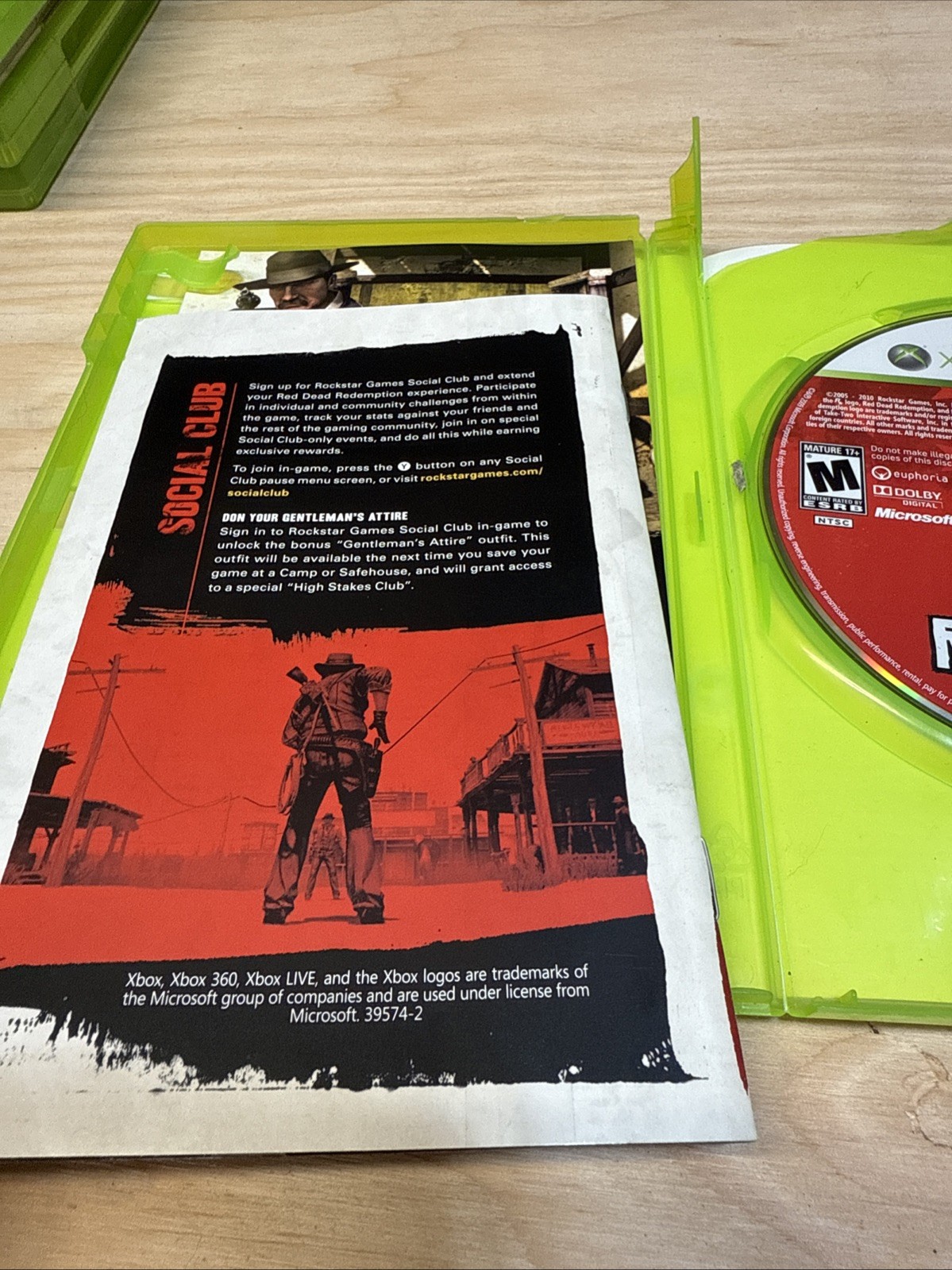 Red Dead Redemption (Microsoft Xbox 360 2010) Verified Working CIB Fast Shipping