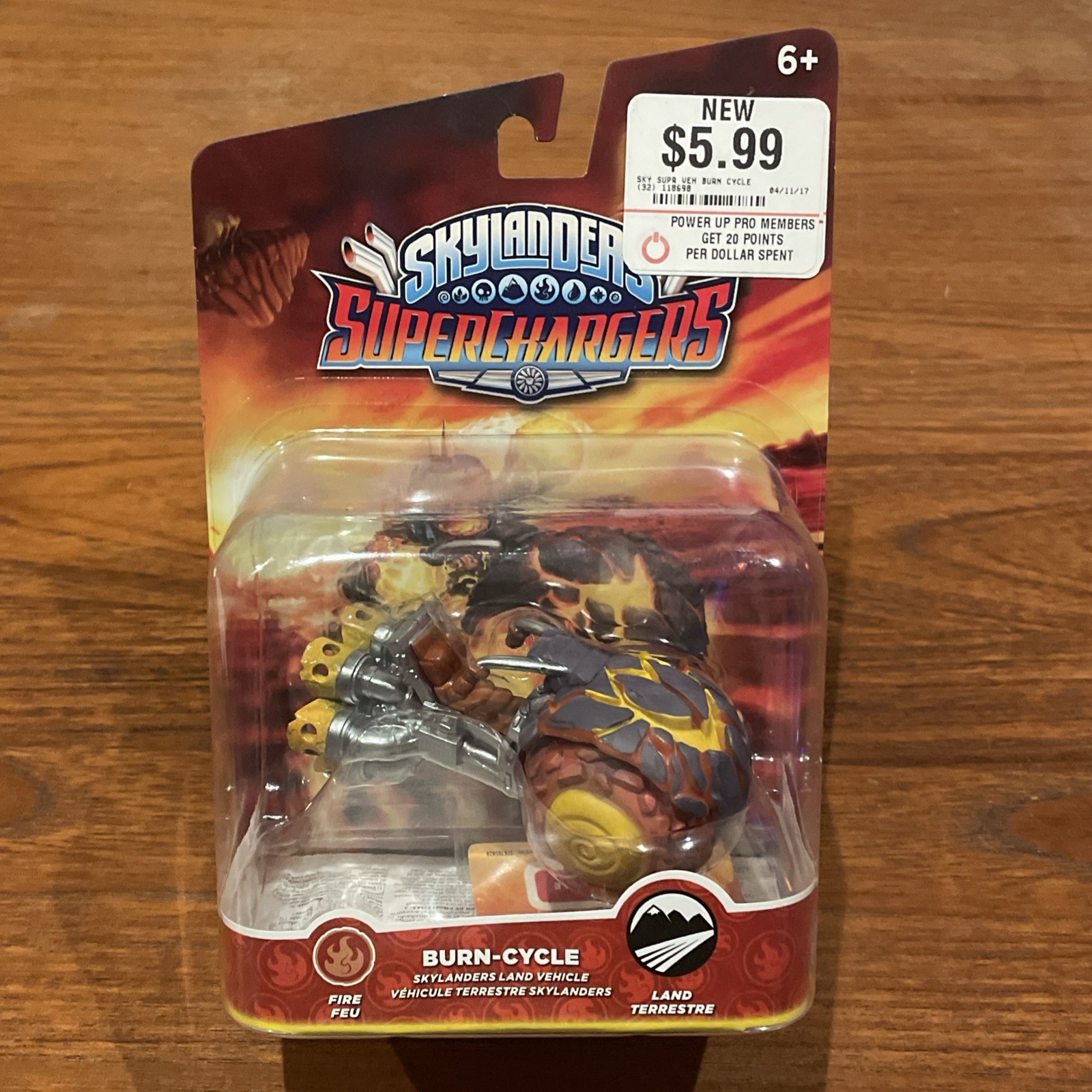 Skylanders: Superchargers – BURN-CYCLE (Land Vehicle) – New/Sealed (T-D)