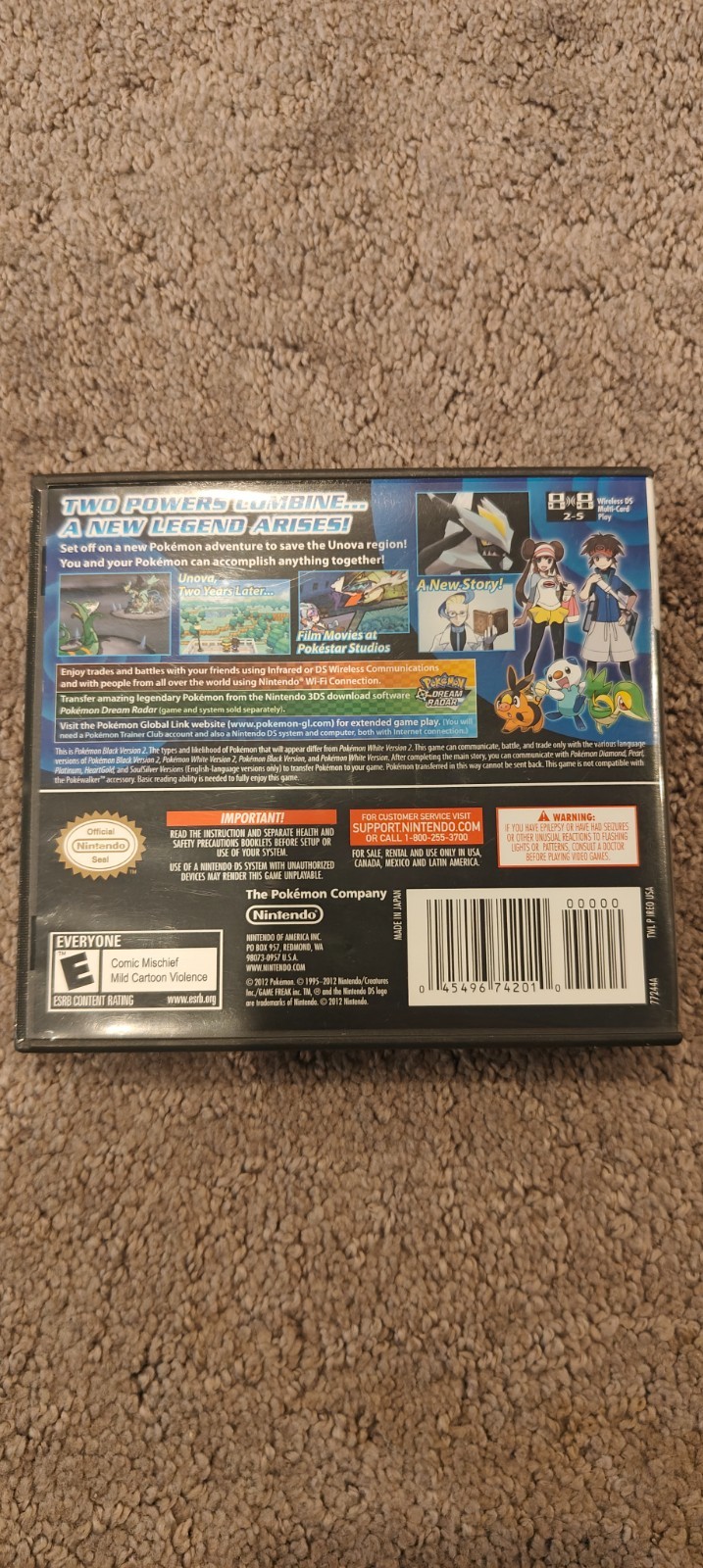Pokémon Black Version 2 – Nintendo DS – In Box