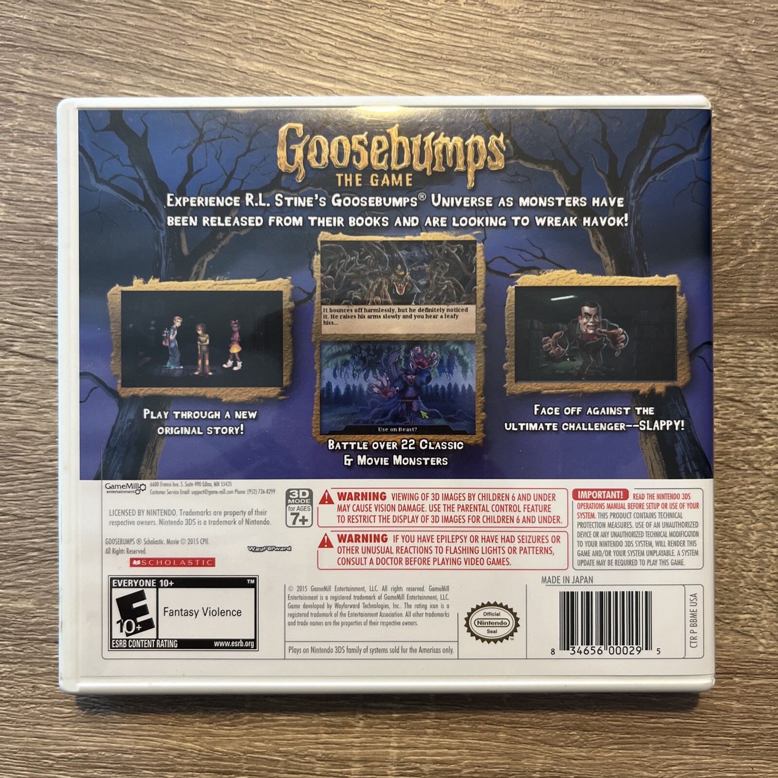 Goosebumps: The Game (Nintendo 3DS, 2015)