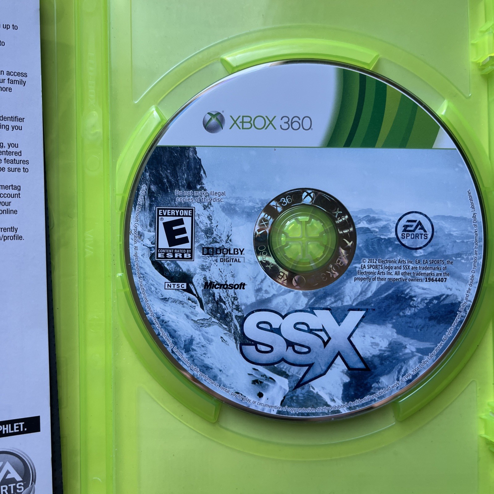 SSX ( Microsoft Xbox 360 ) CIB – Mint Disc – Resurfaced – Tested – Fast Shipping