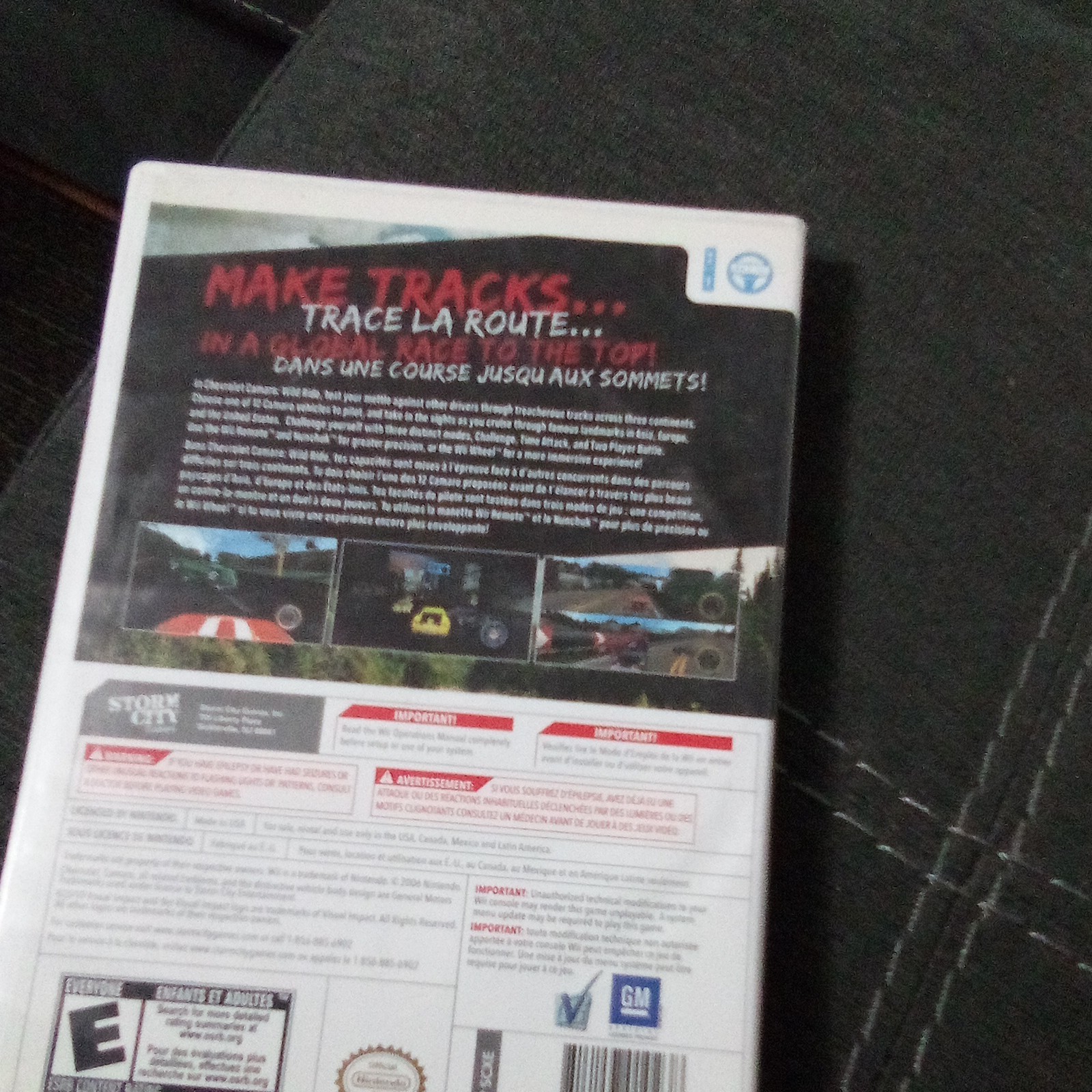 chevrolet camaro wild ride nintendo wii storm city manual multiplayer racing