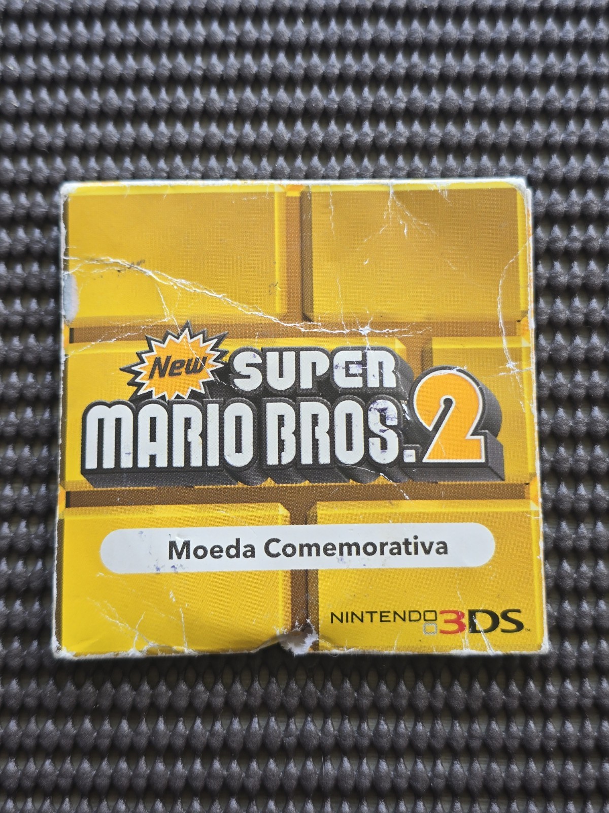 Nintendo New Super Mario Bros 2 Gold Coin Medal Brazil Preorder Bonus 3DS NES