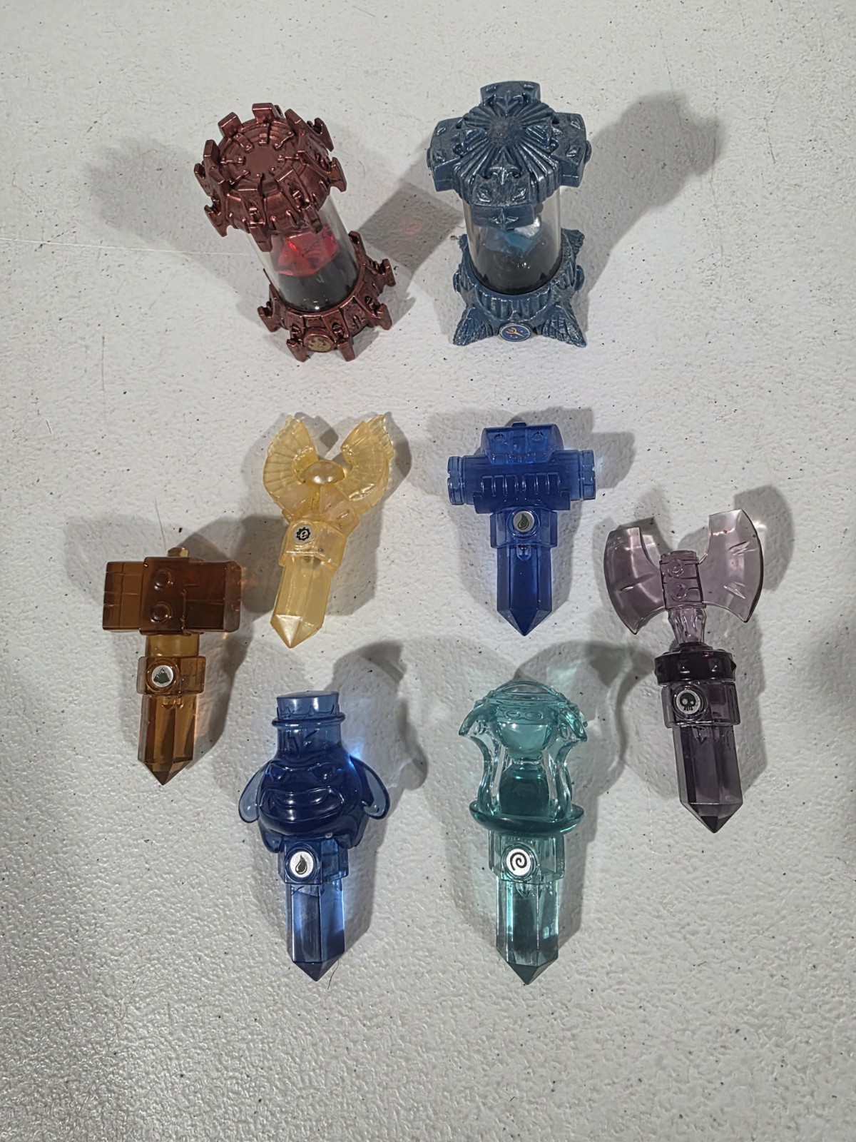 Skylanders Trap Team Traps Lot of 8 Fire Water Earth Light Air Magic Genuine
