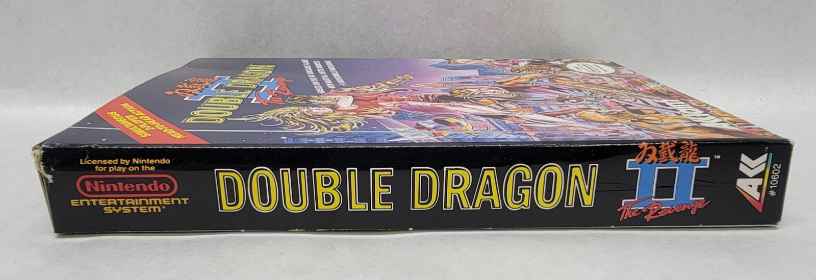 DOUBLE DRAGON II The Revenge – Nintendo NES – Game, Box, Sleeve, Poster & Foam