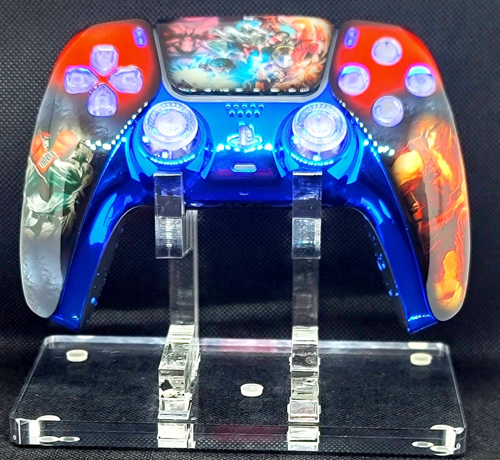 💥Exclusive💥 PS5 One Of One(Street Fighter) 🎮 With LED Kit And Case