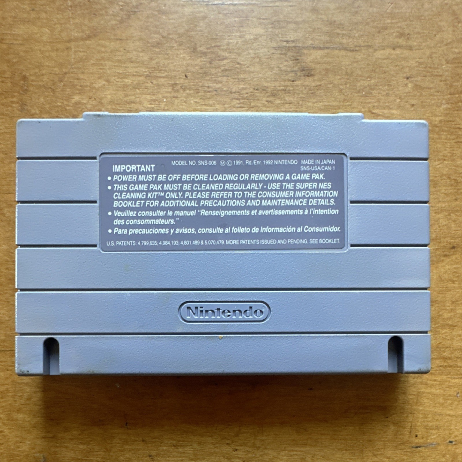 Tecmo Tecmo Super Bowl SNES 1993 NTSC-U/C Sports American Football Game