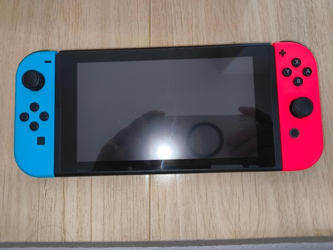 Nintendo Switch Handheld Console Tablet Working Tested w/ Box Joyconb Red Blue