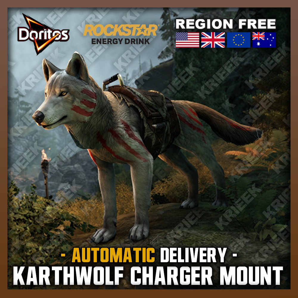 🔥The Elder Scrolls Online – Karthwolf Charger Wolf Mount ESO (ALL PLATFORMS)🔥