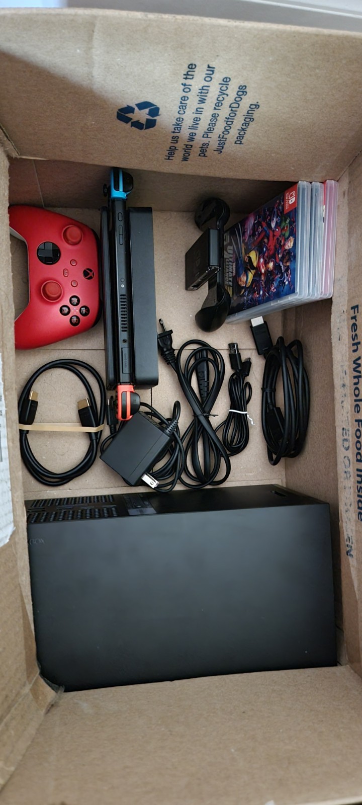 Microsoft Xbox Series X + Nintendo Switch OLED w Cables + Controllers