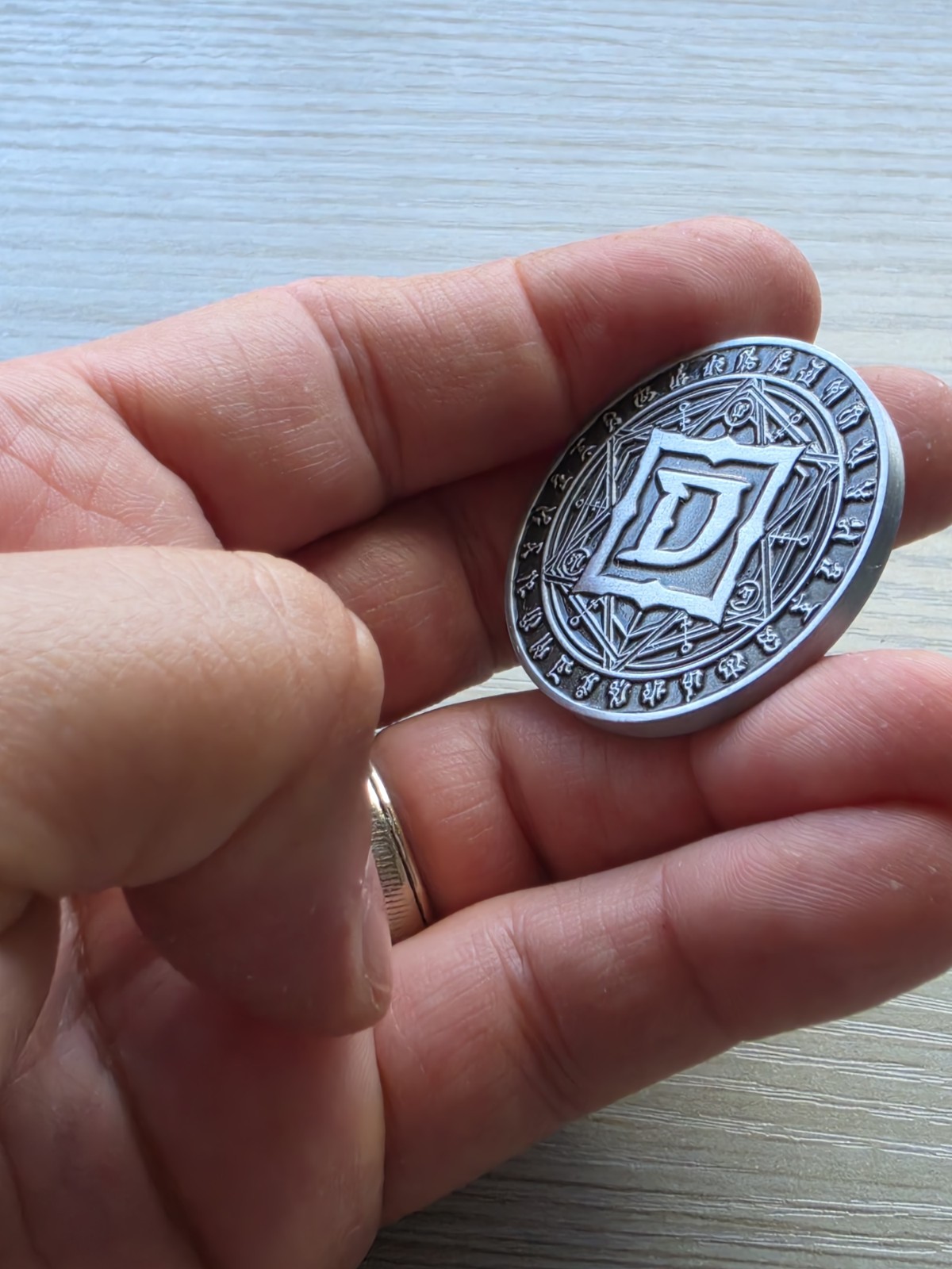 Diablo 4 IV Developer Coin Medal Season Of The Construct #3 D4 Rare Blizzard PC