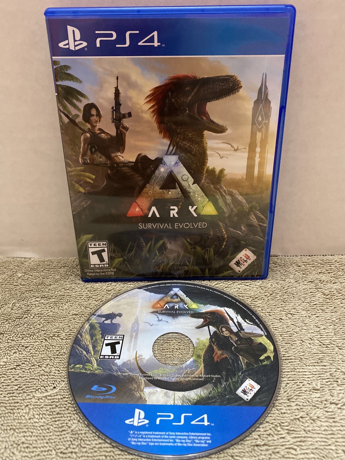 Studio Wildcard Ark: Survival Evolved (Sony PlayStation 4, 2017) PS4 Sandbox T