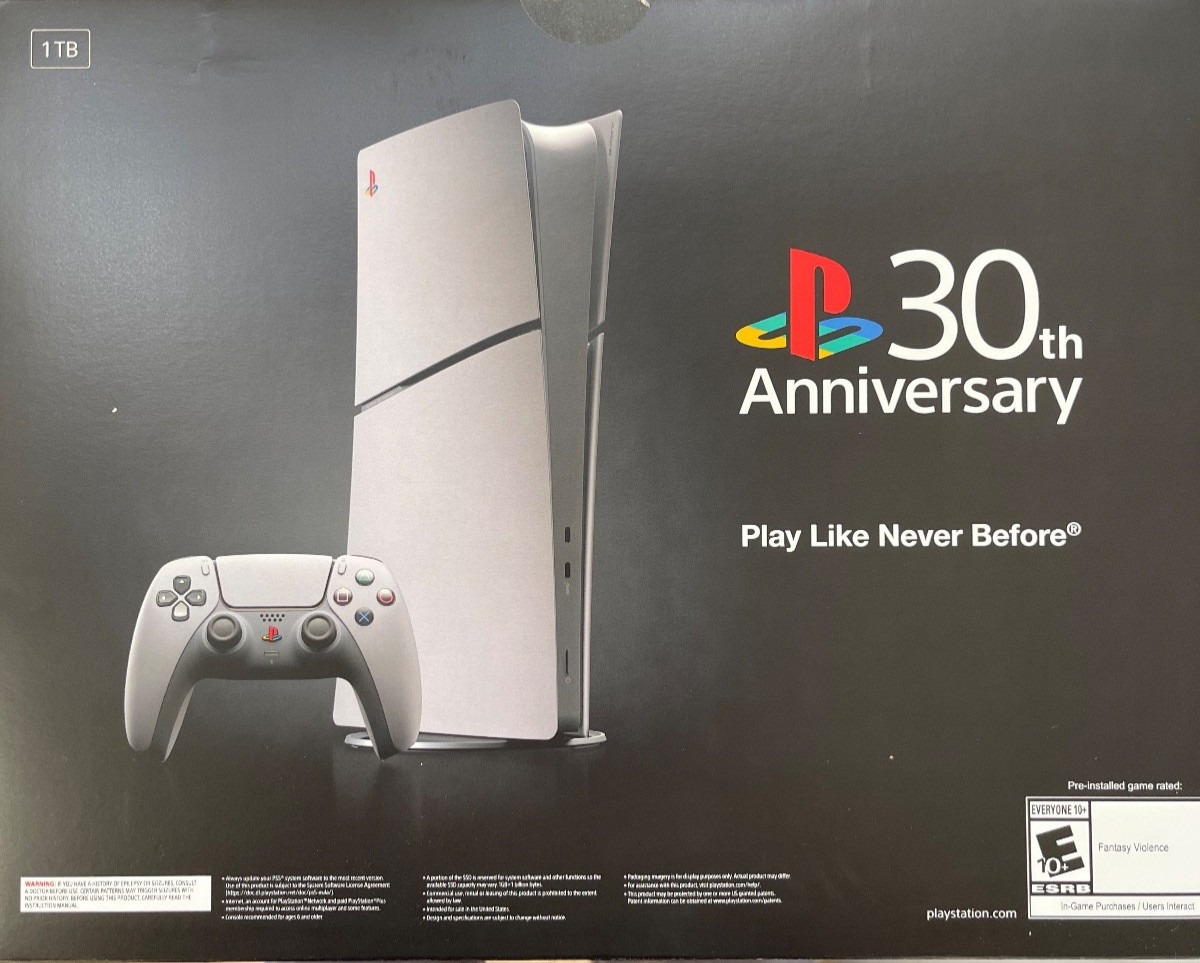 Sony PlayStation 5 Slim Digital Console 30th Anniversary Limited Edition Bundle