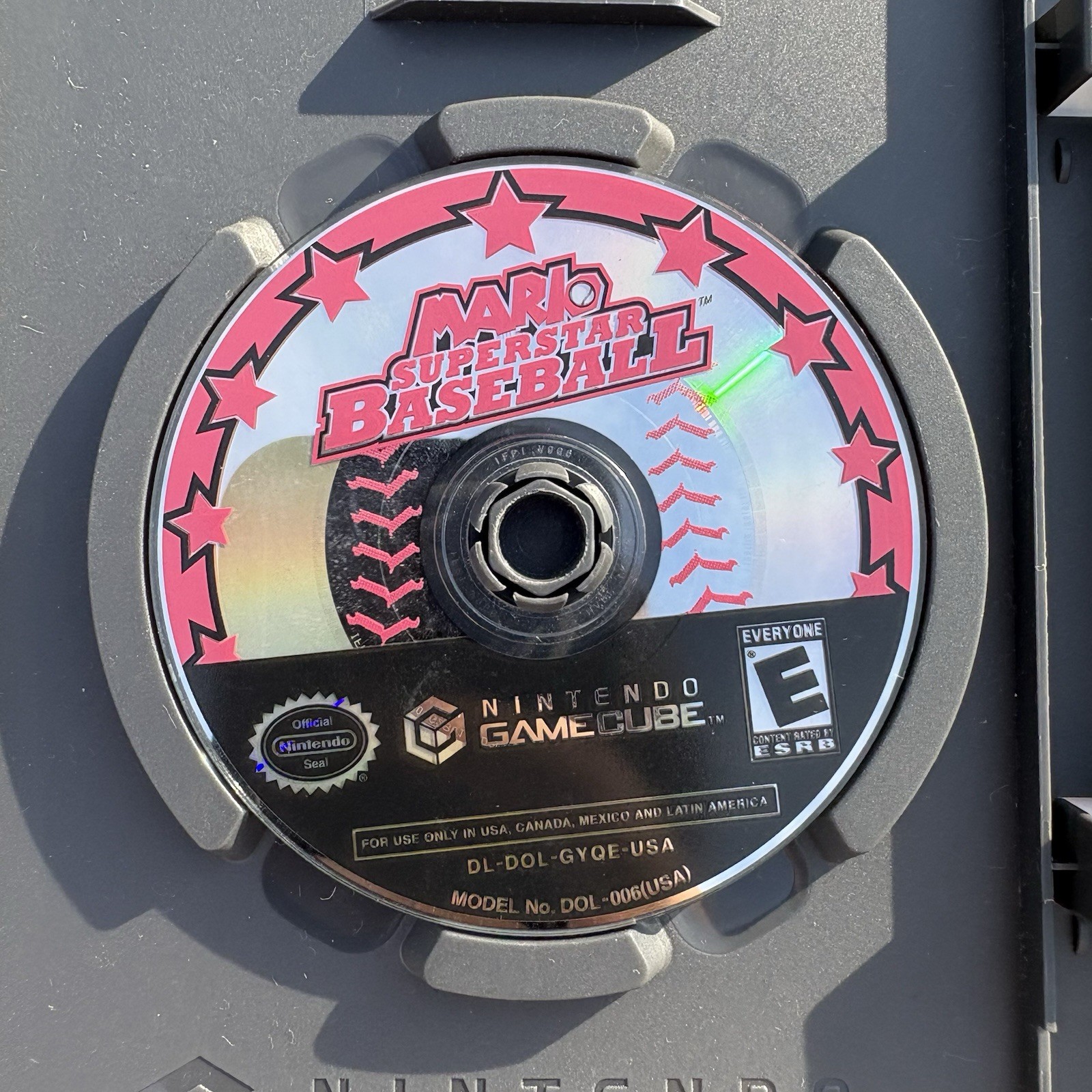 Mario Superstar Baseball (Nintendo GameCube, 2005) Complete Tested Read!!