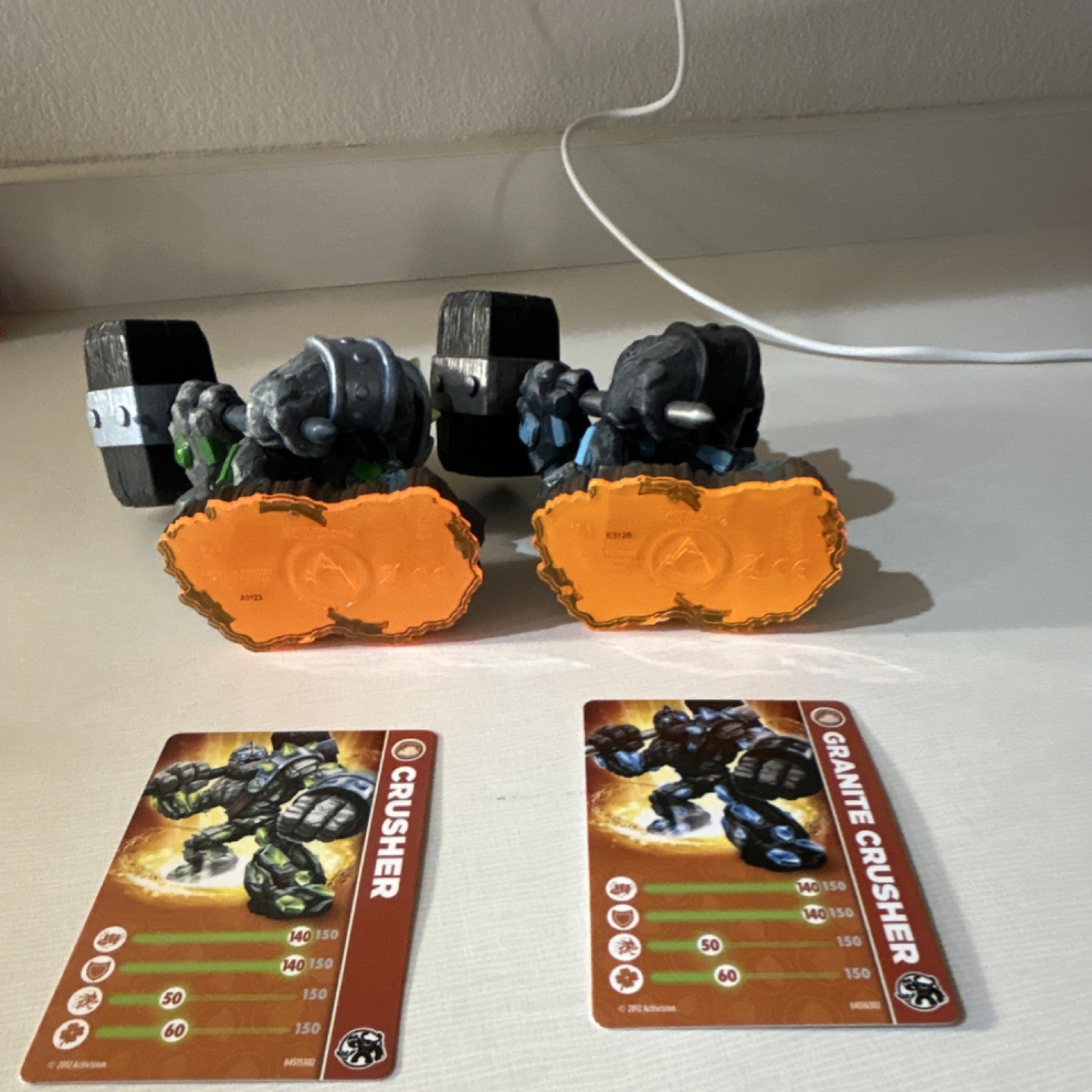 Activision Skylanders Giants Figure Lot Hot Head Swarm Bouncer Crusher Granite