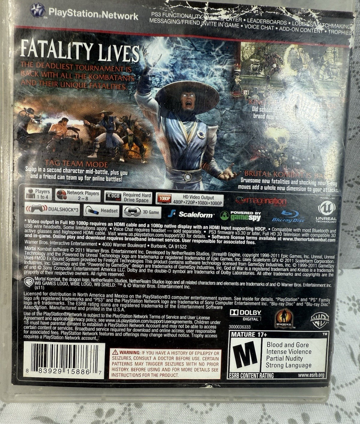 Mortal Kombat Komplete Edition – Sony PlayStation 3 – PS3